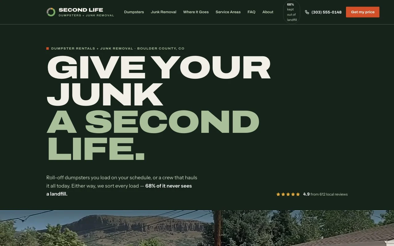 Second Life eco junk removal design